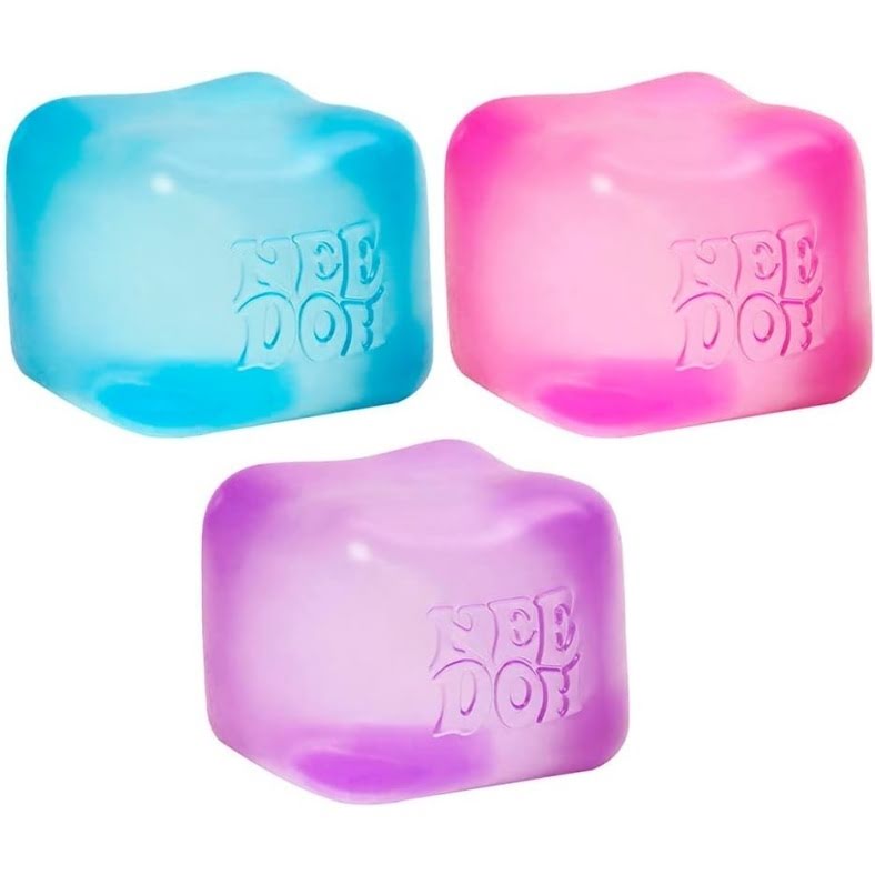 NeeDoh Nice Cube ¨C Solid Squish ¨C 3 Pack (Assorted)