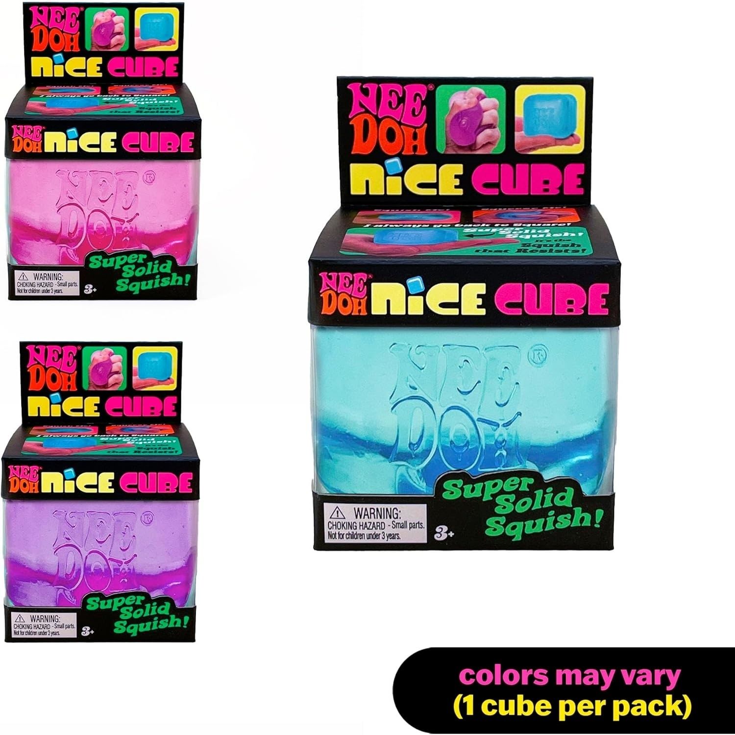 NeeDoh Nice Cube ¨C Assorted ¨C 1 Pack