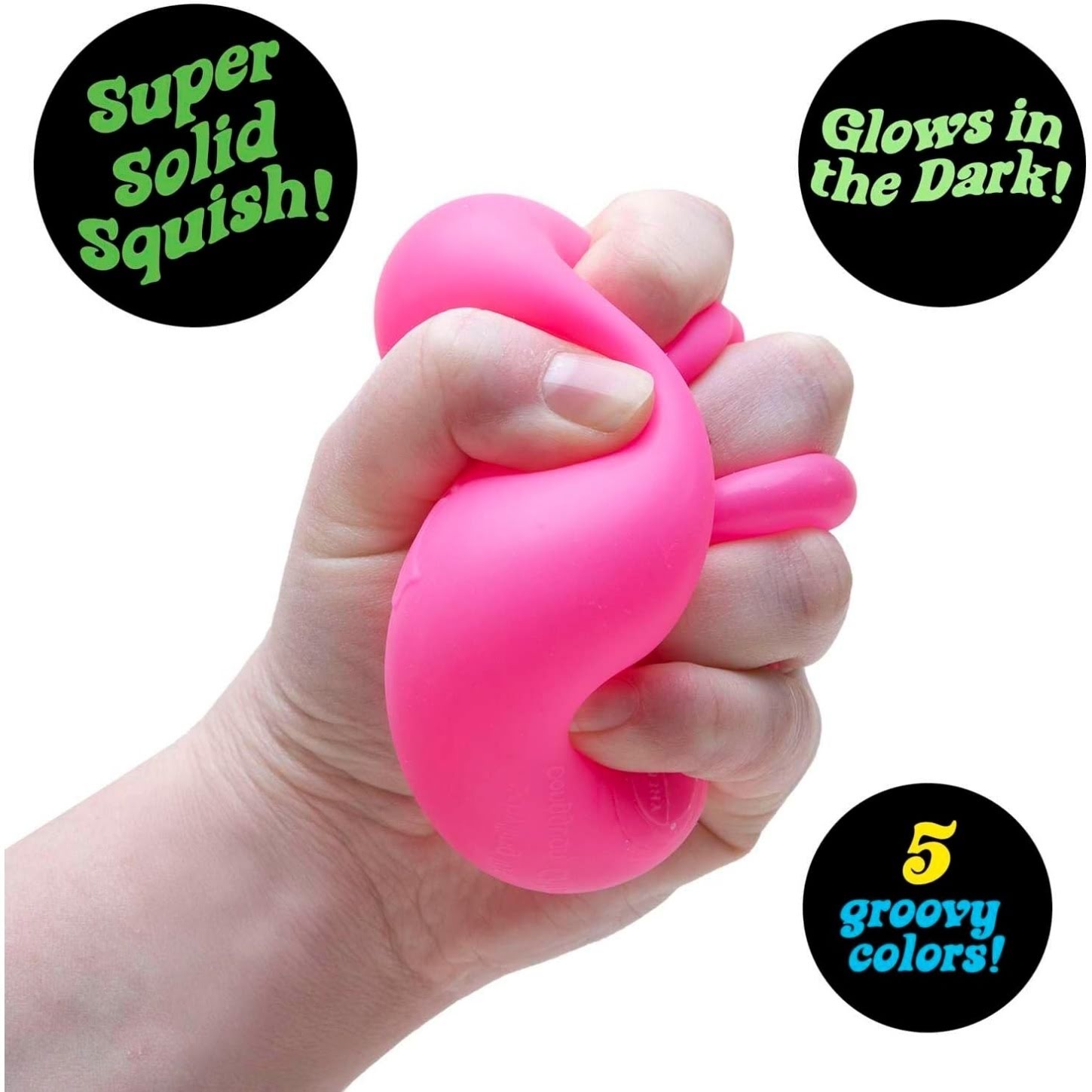 NeeDoh Nice Cube Glow ¨C Glows in the Dark ¨C Assorted
