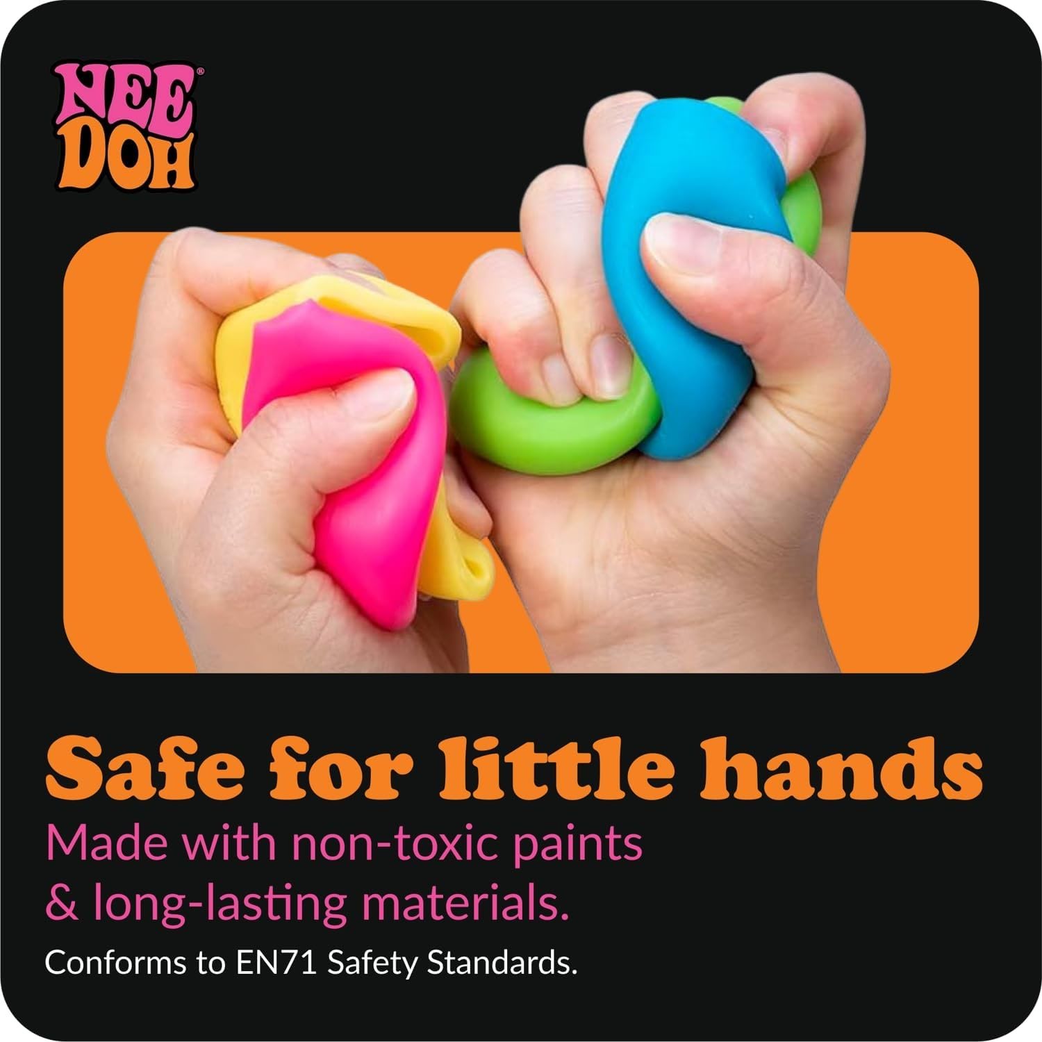 NeeDoh Mac ‘N’ Squeeze ¨C 4 Squishy Noodles ¨C Assorted