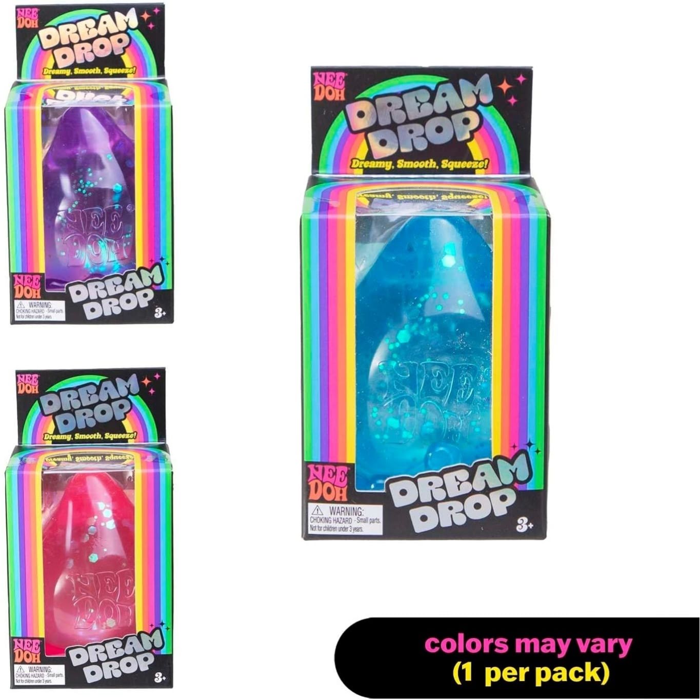 NeeDoh Dream Drop ¨C Smooth Squeeze ¨C 3 Pack