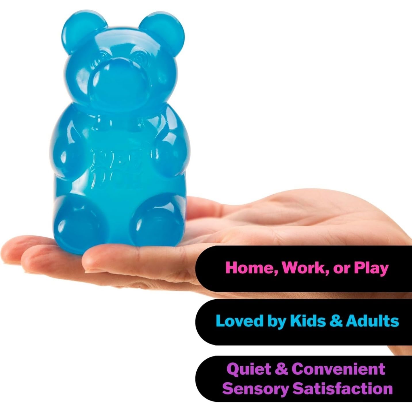 NeeDoh Gummy Bear ¨C Jelly Sensory Toy ¨C 3.5″