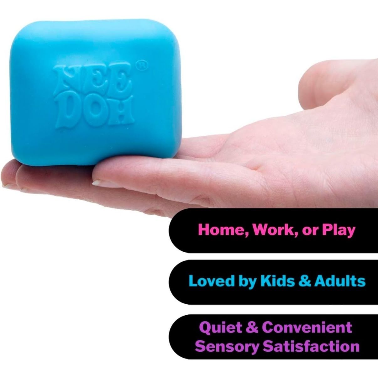 NeeDoh Nice Cube Glow ¨C Glows in the Dark ¨C Assorted