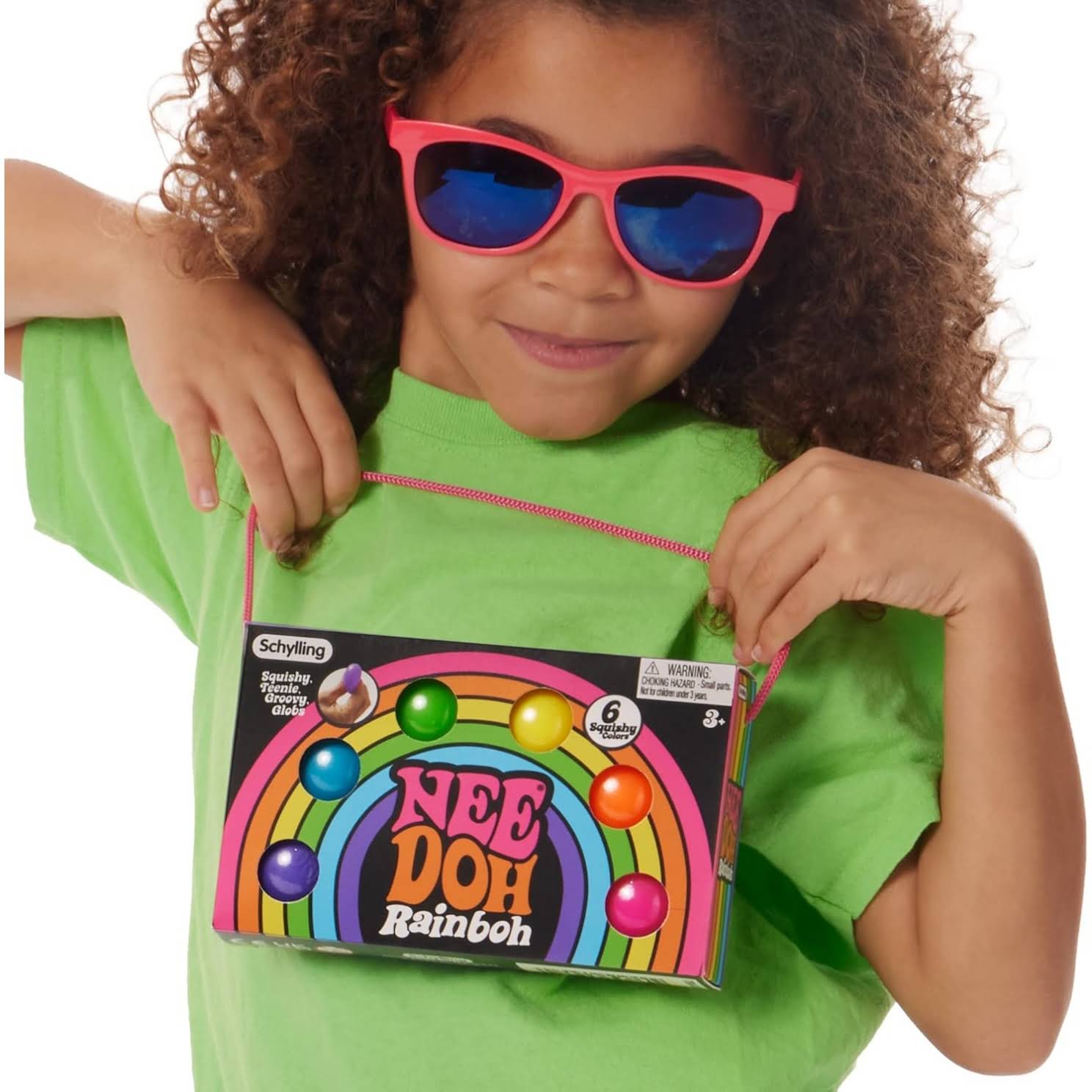 NeeDoh Rainboh Teenie ¨C Mini Globs ¨C 6 Pack