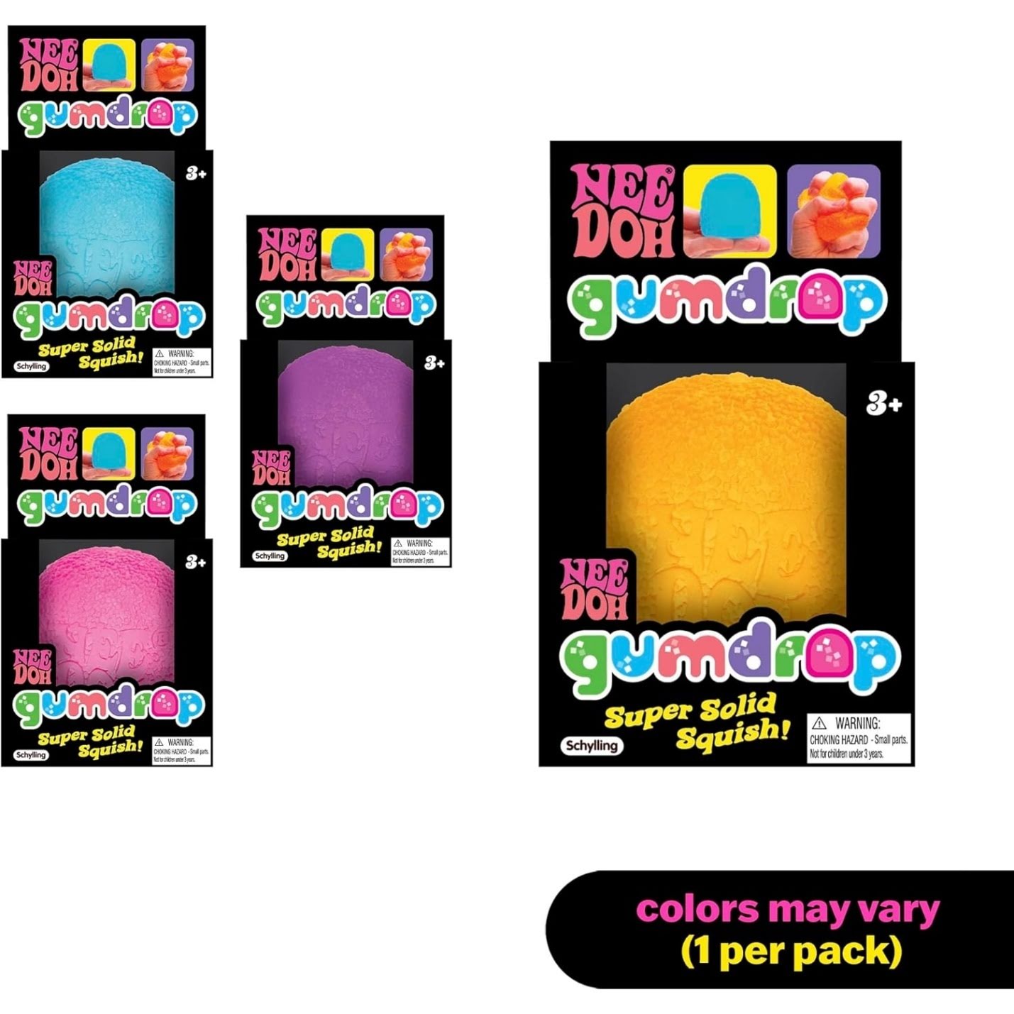 NeeDoh Gumdrop ¨C Textured Sensory Toy ¨C 2.5″