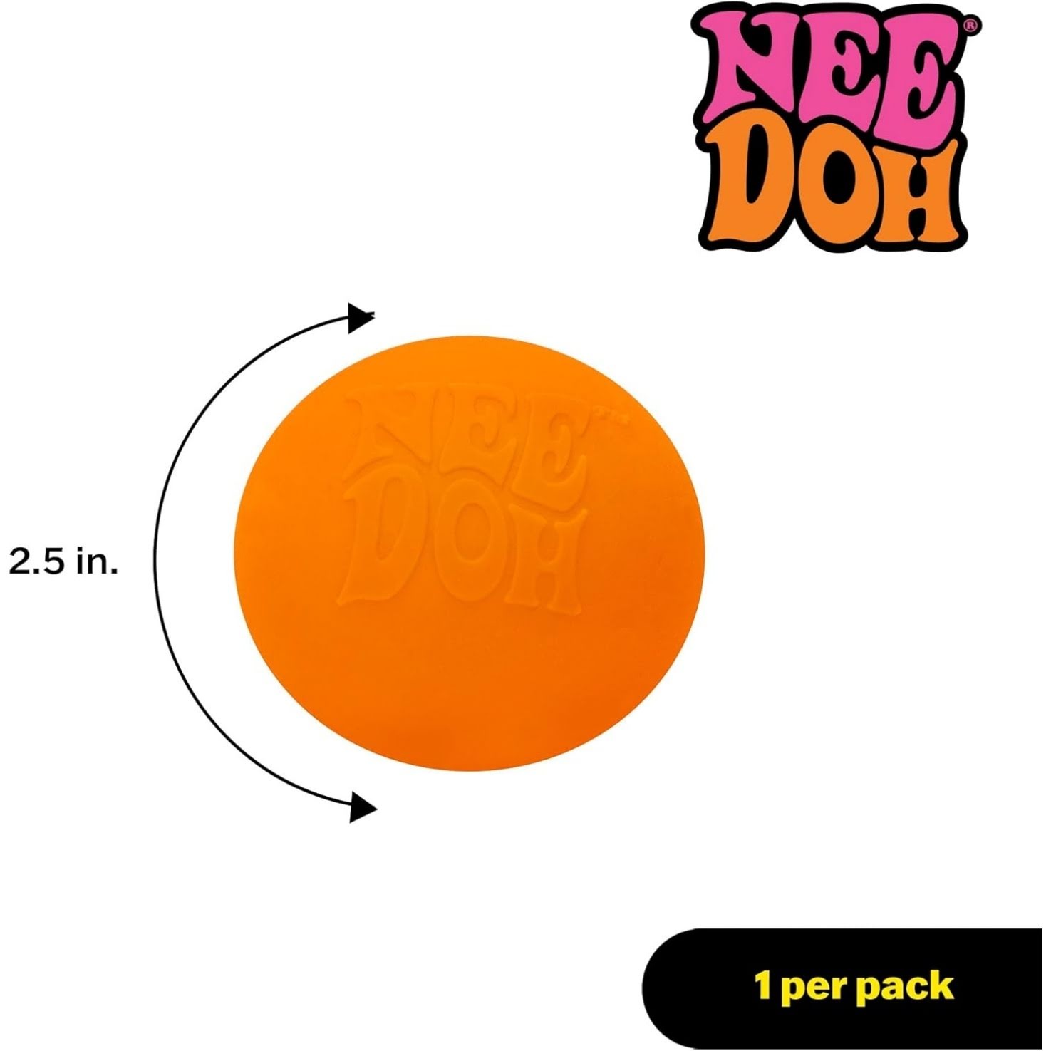 NeeDoh Original Sensory Ball ¨C Orange